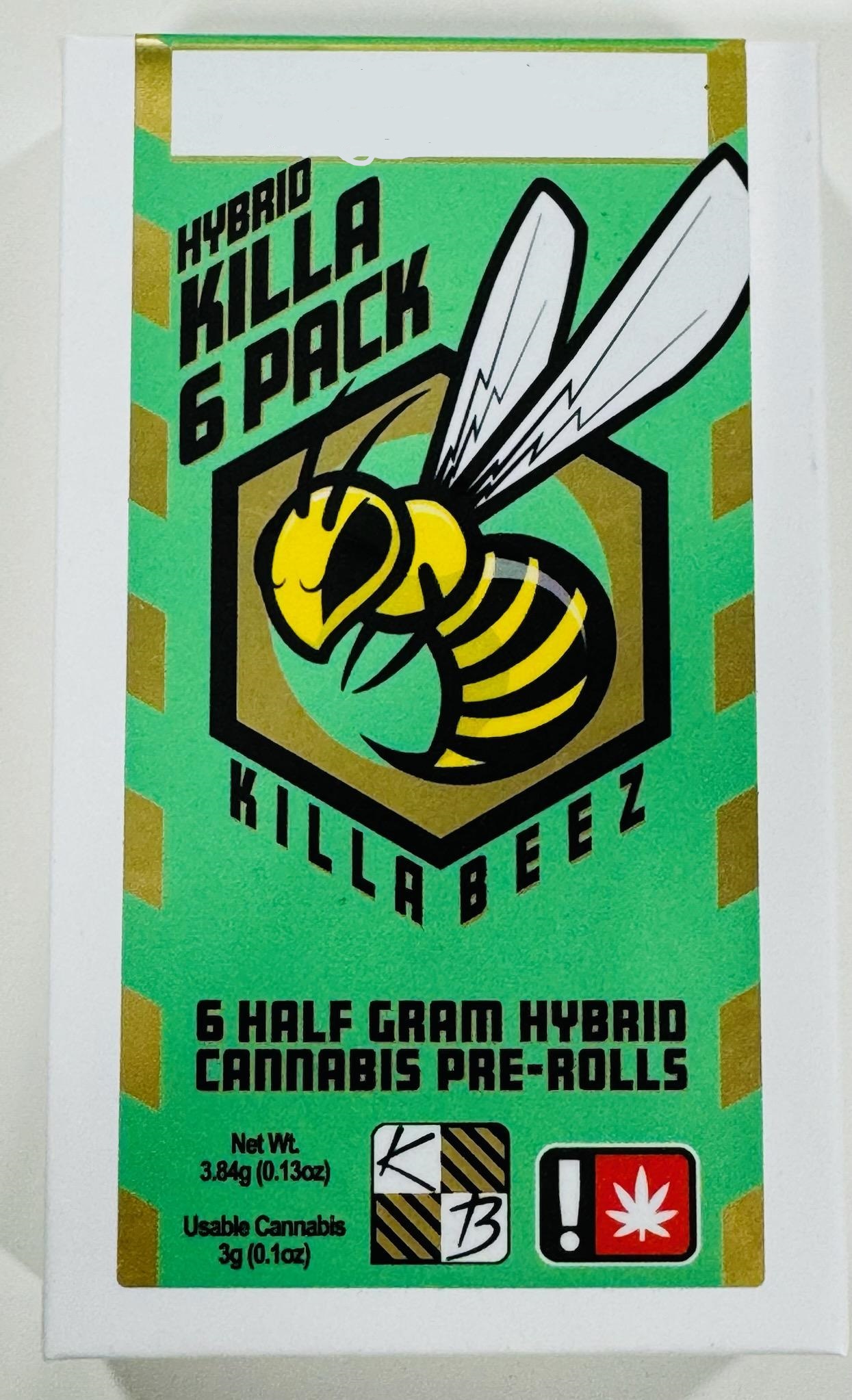 Photograph of product: Killa Beez - Hybrid 6pk. - Mendo Breeze