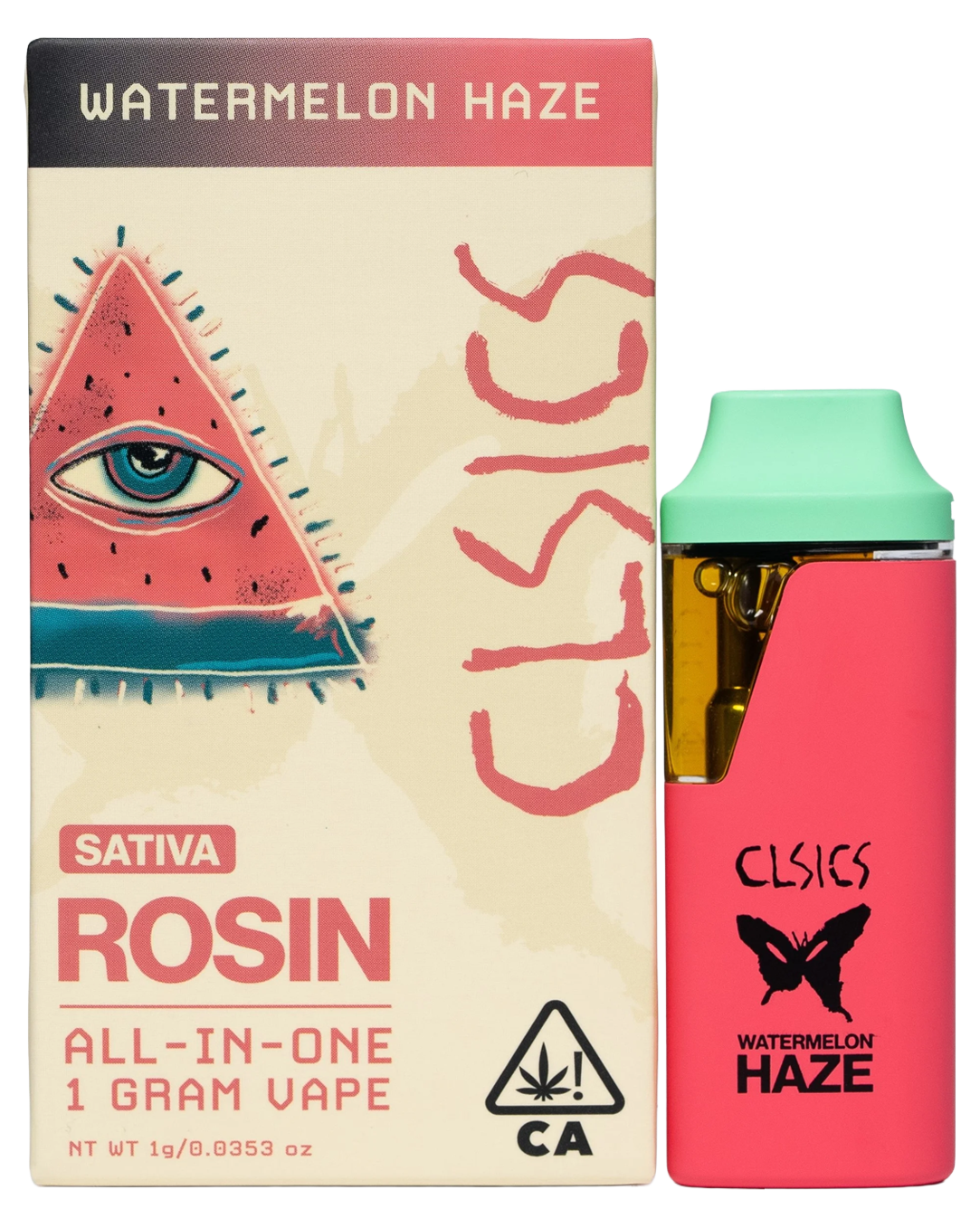Photograph of product: CLSICS | Watermelon Haze | 1G AIO (Oui'd)