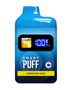 Photograph of product: Cannalicious | Lemon Bar Kush | Smart Puff | AIO