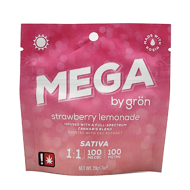 Photograph of product: Gron- Strawberry Lemonade 1:1 Mega Pearl