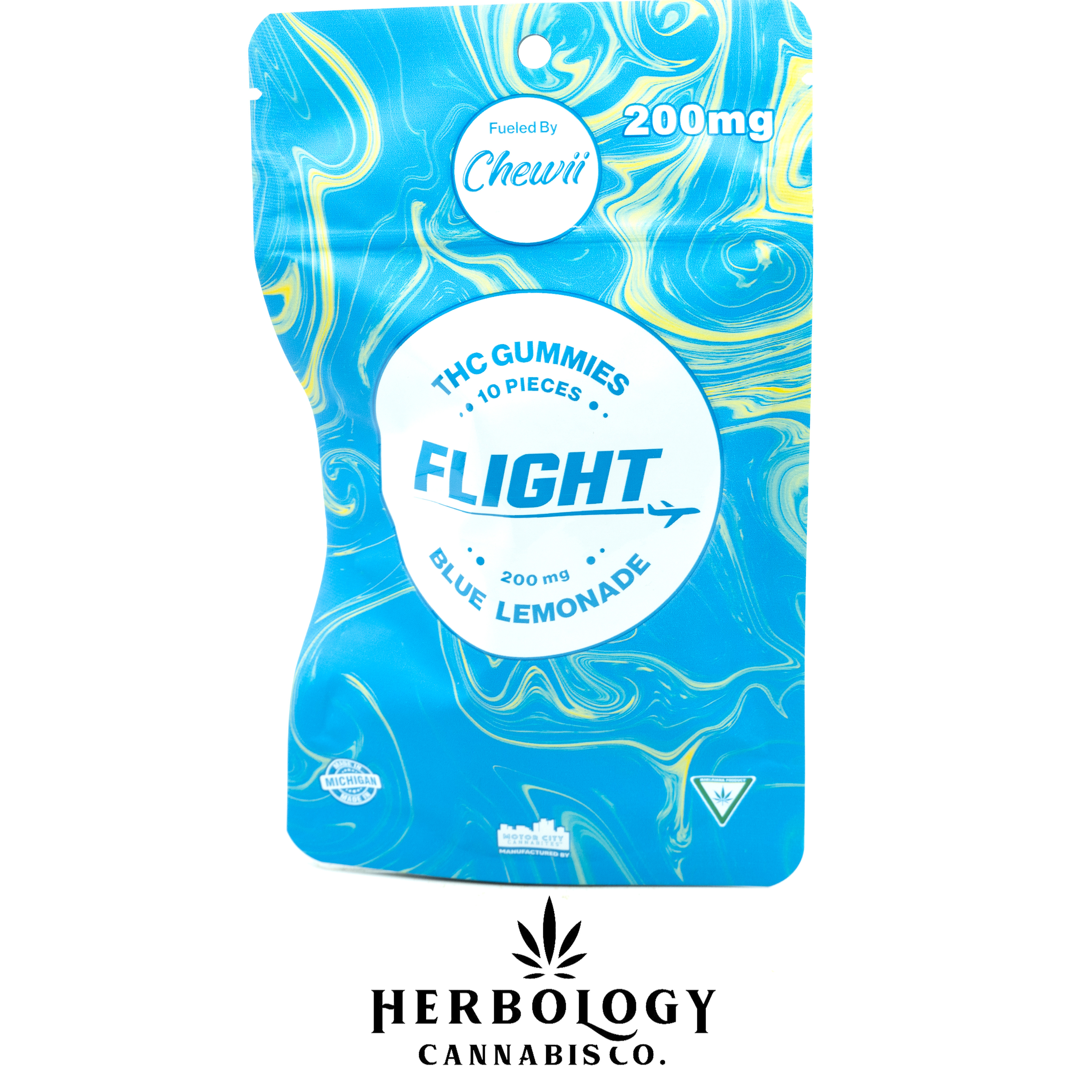 Photograph of Product: Flight | Gummy | Blue Lemonade | 200mg