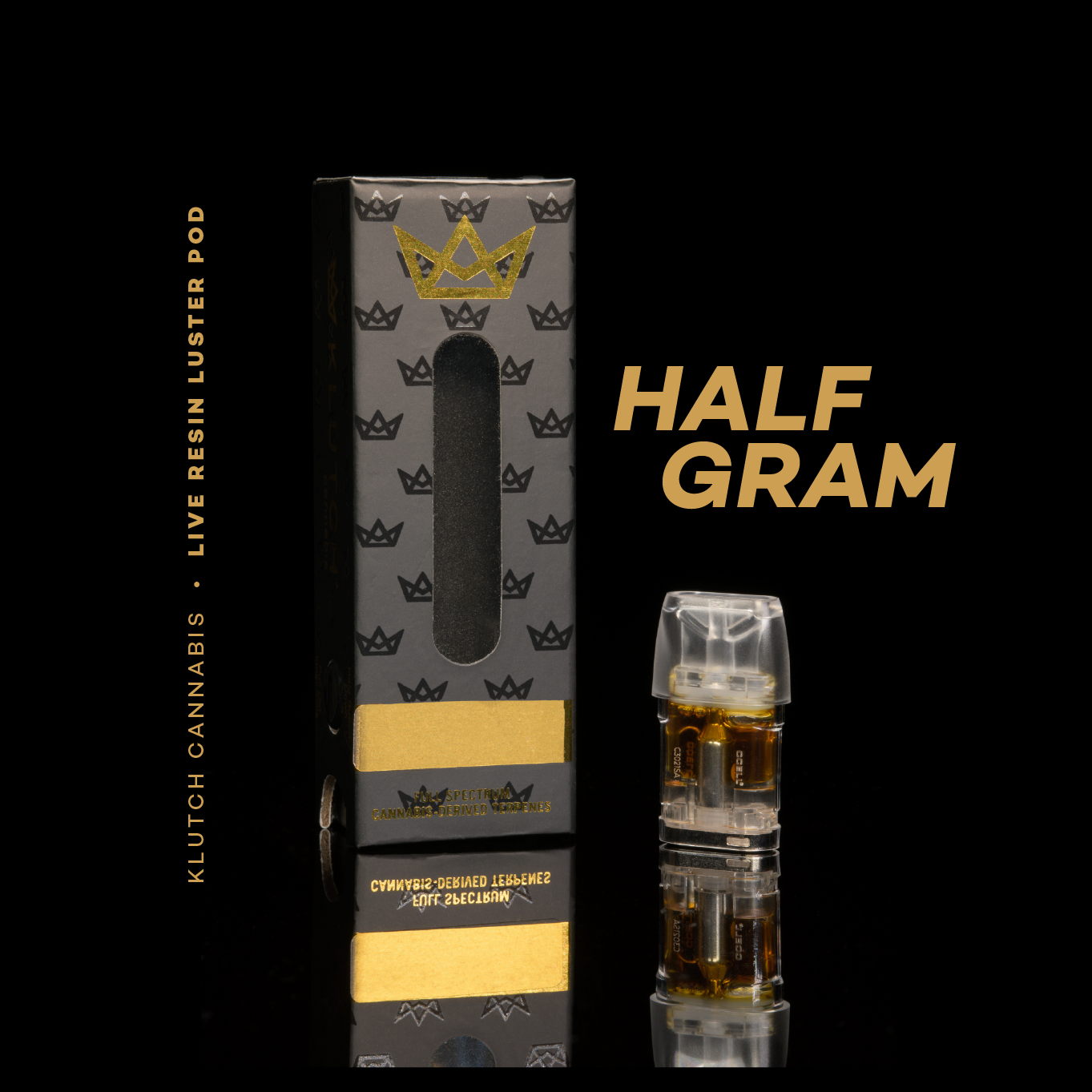 Photograph of product: | Orange 43 Live Resin Luster Pod |