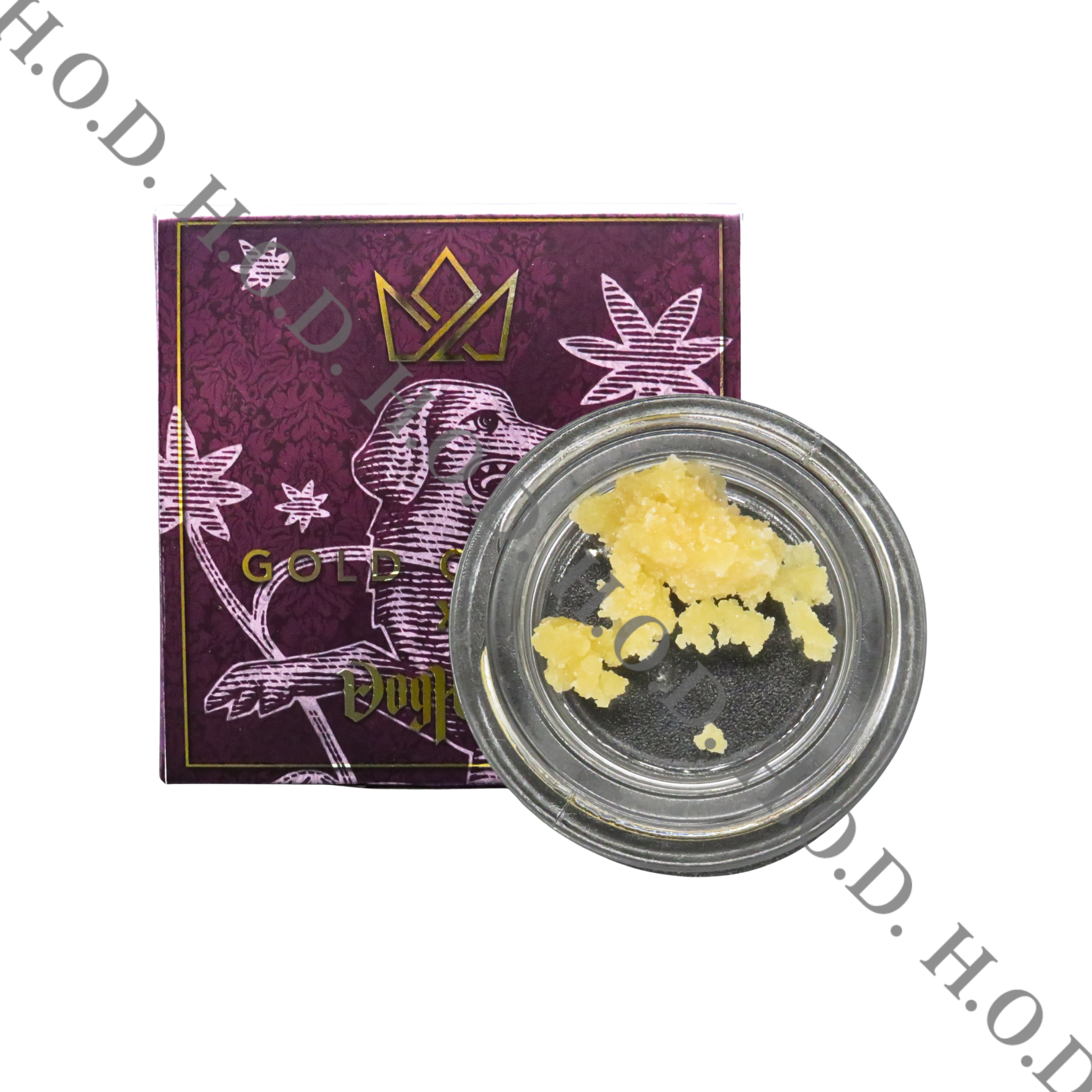 Photograph of product: Gold Crown x Doghouse Gas Face Budder 1g