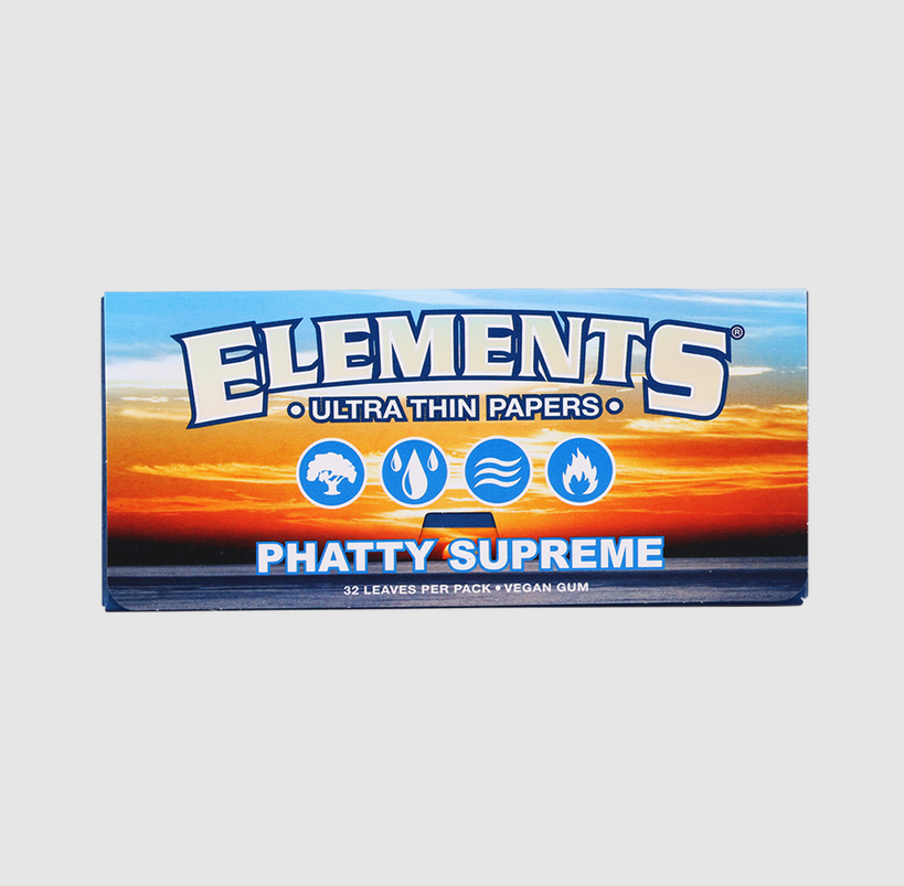 Photograph of product: Papers - Elements - Ultra Thin - Phatty Supreme - 32 Pack