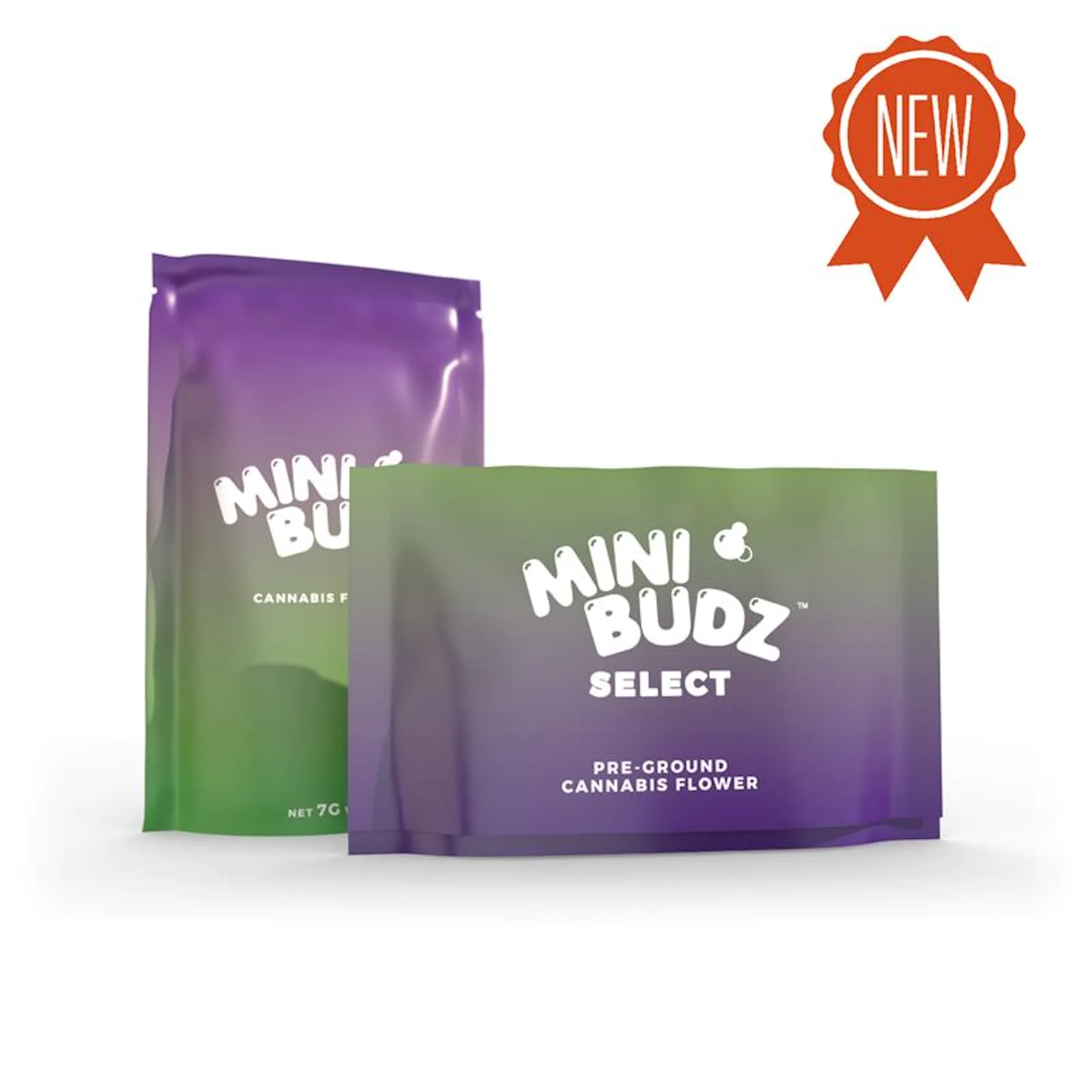 Photograph of product: Pre-Ground Flower | Mini Budz Select | Moonbow - 7g