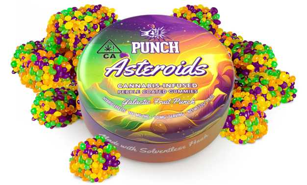 Photograph of product: Punch Extracts | Galactic Fruit Punch Solventless Asteroids | 100mg