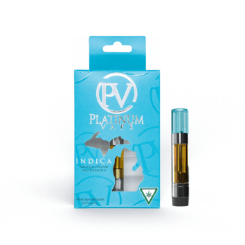 Photograph of product: PLATINUM VAPE SUNSET SHERBERT CART 1G