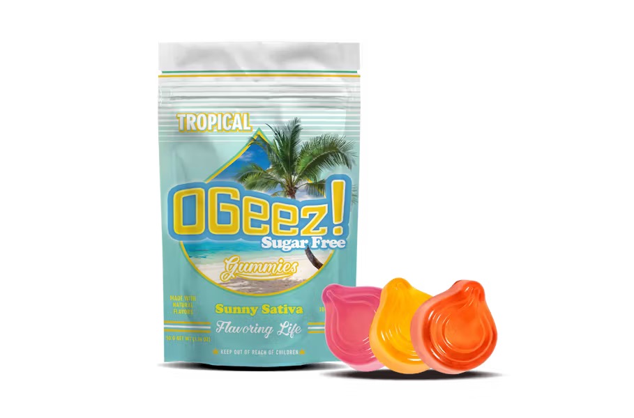 Photograph of product: Tropical | Sugar Free |  Oui'd | 100 mg