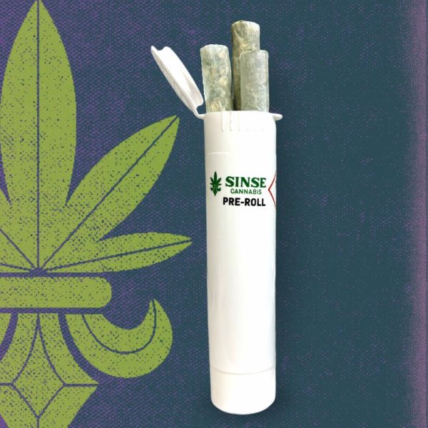 Photograph of product: PERMANENT MARKER 0.5G 3 PACK OF PRE-ROLLS