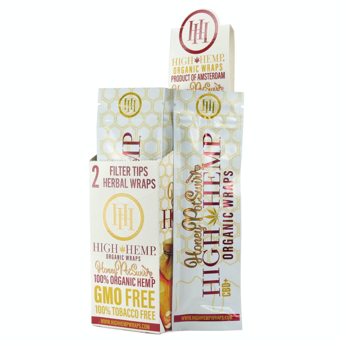 Photograph of product: High Hemp Organic Wraps Honey Pot Swirl