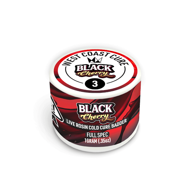 Photograph of product: Black Cherry - WCC 1g Tier 3 Rosin Cold Cure Badder - 
