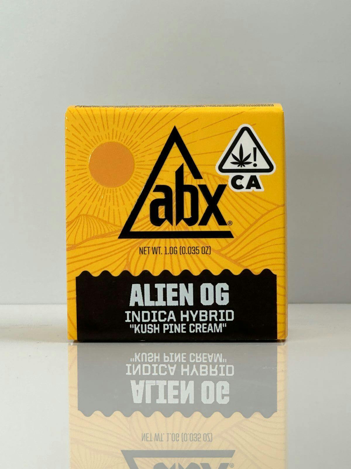 Photograph of product: ABX 1g Alien OG Badder