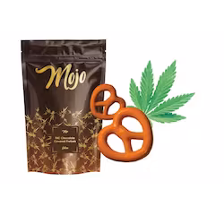 Photograph of product: AU Mojo: Chocolate Covered Pretzels 200mg