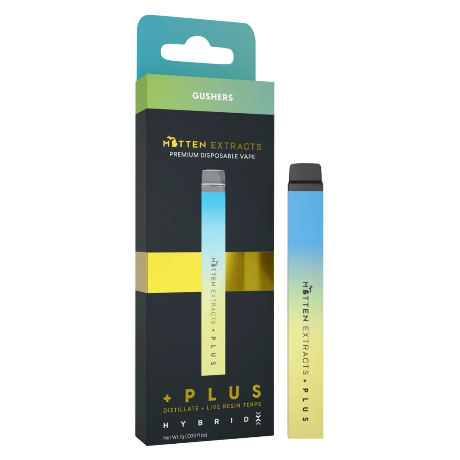 Photograph of product: Mitten Extracts | Gushers | Disposable