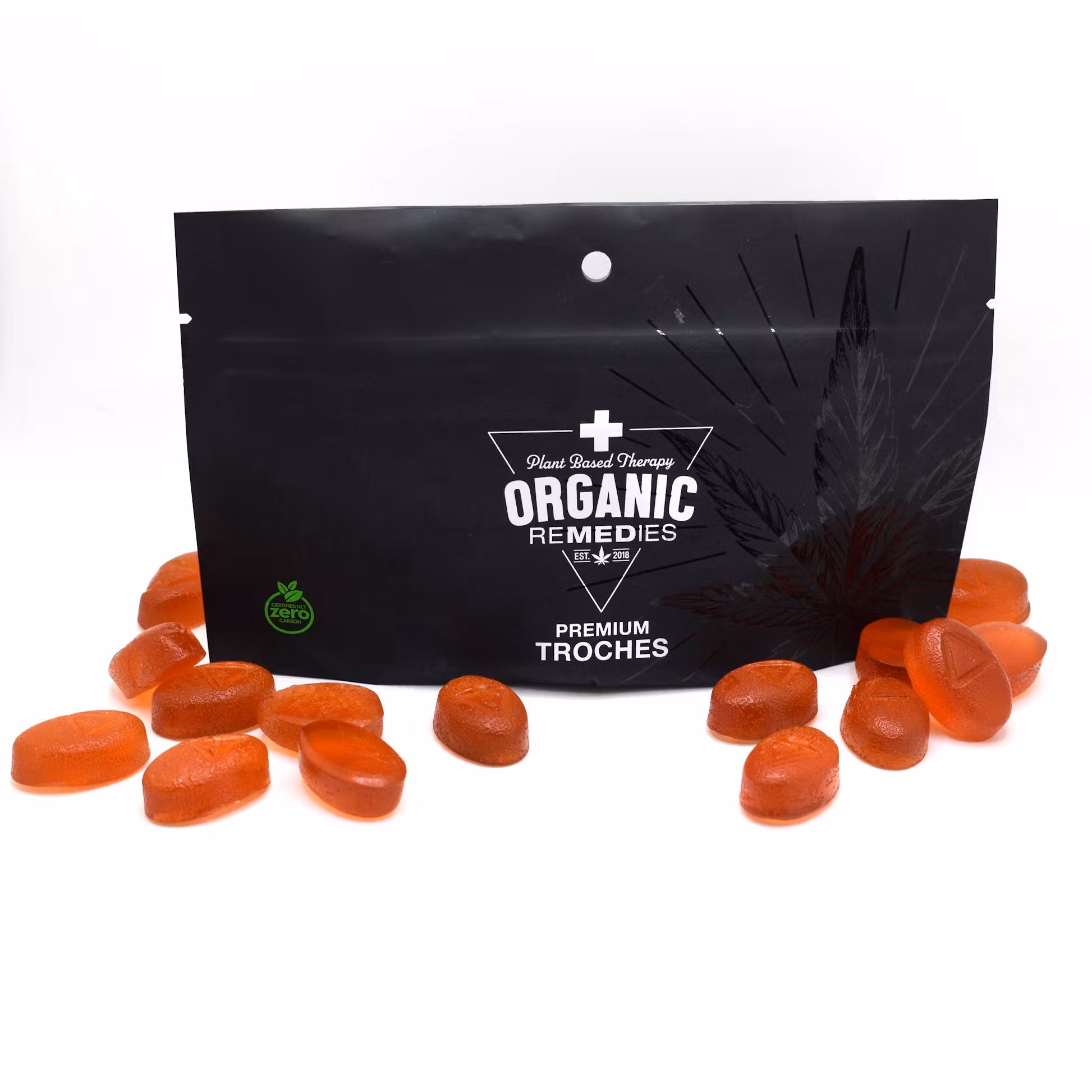 Photograph of product: Tropical Punch | 100mg Distillate Troches | 15pk