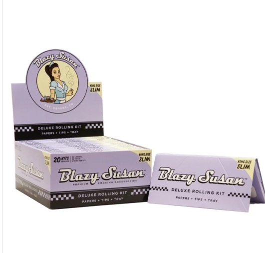 Photograph of product: Blazy Susan Rolling Kit Deluxe King Size - Purple