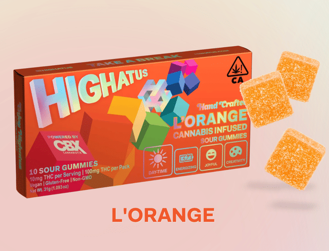 Photograph of product: 10PK L'Orange Sour Gummies - 