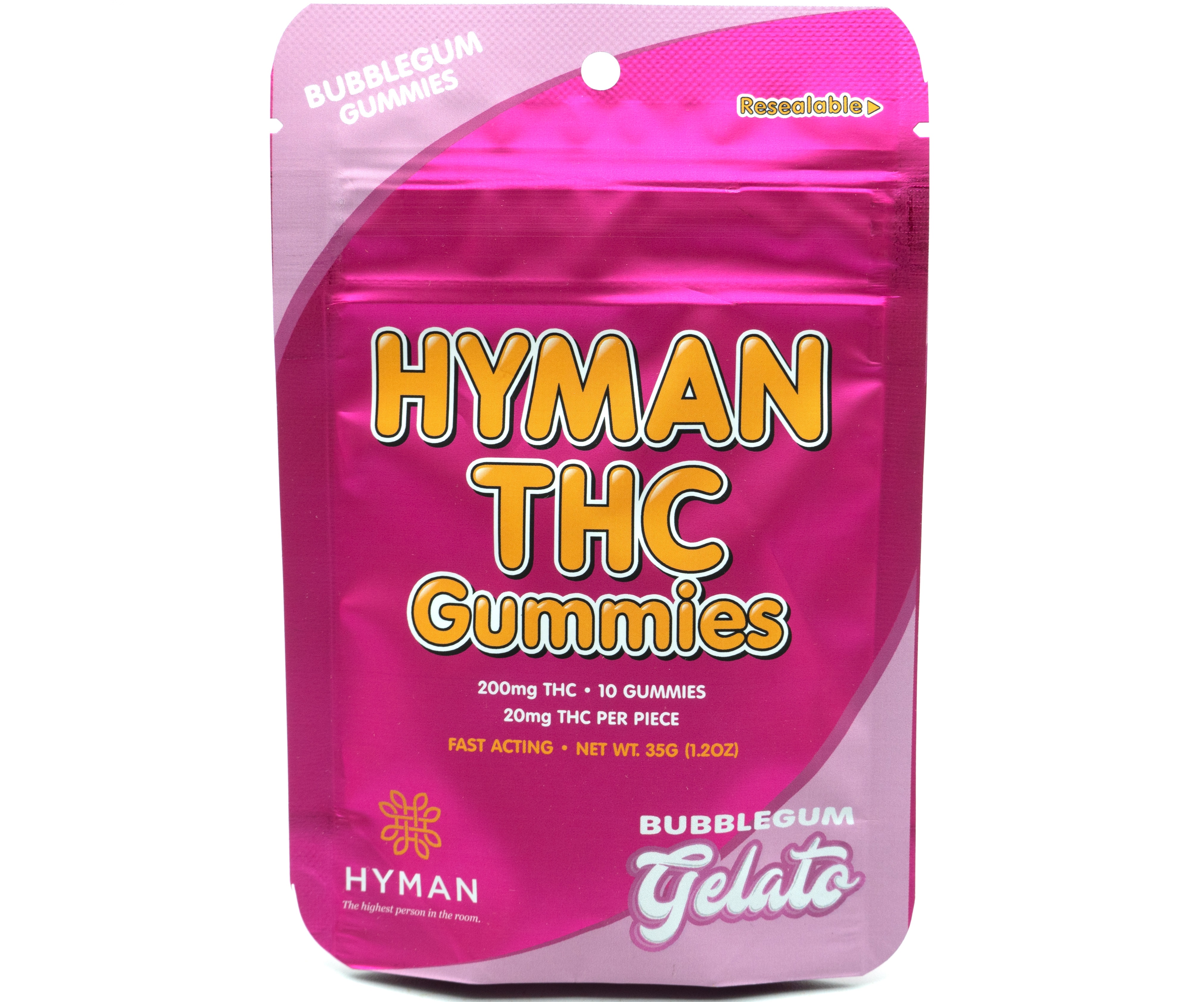 Photograph of product: Bubblegum Gelato Gummies | 200mg