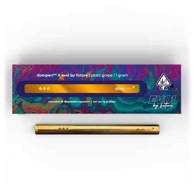 Photograph of product: Pluto Grape 1g Disposable - 