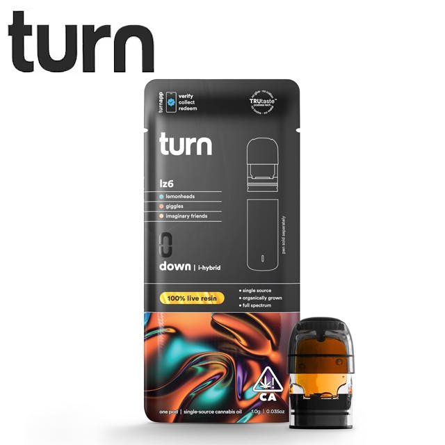 Photograph of product: Turn - LZ6 - Live Resin Pod - 1g - LR Pod