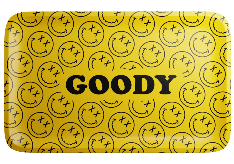 Photograph of product: Hemper Goody Rolling Tray Yellow - Medium