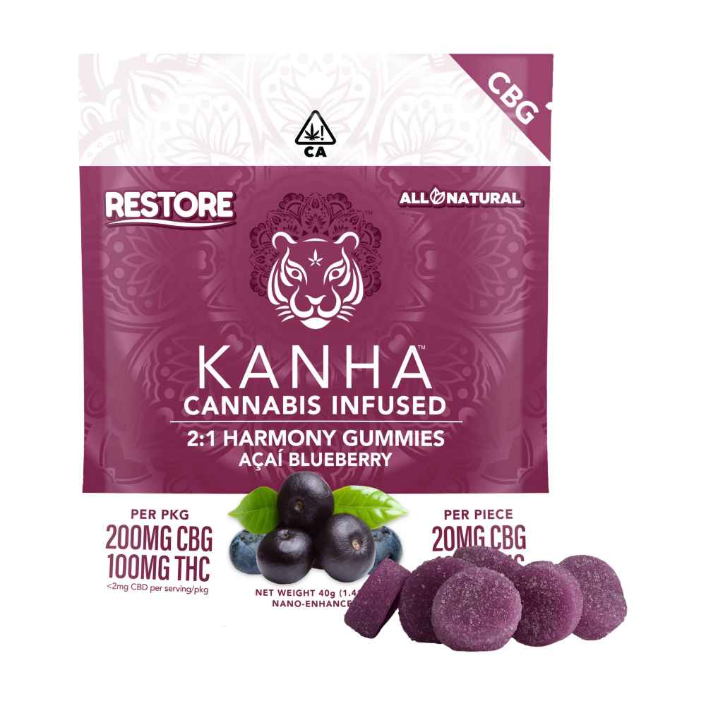 Photograph of product: 2:1 Harmony Acai Blueberry - 100mg