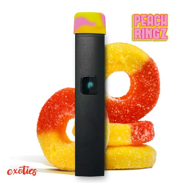 Photograph of product: Peach Ringz 1g Disp. Vape - 