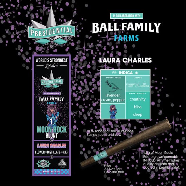 Photograph of product: Laura Charles - 1.5g Moonrock Blunt - 