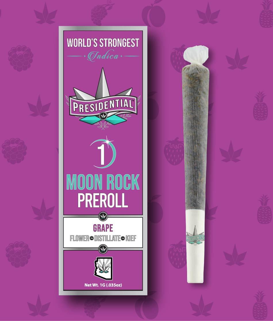 Photograph of product: Presidential Infused Preroll Oui'd Grape