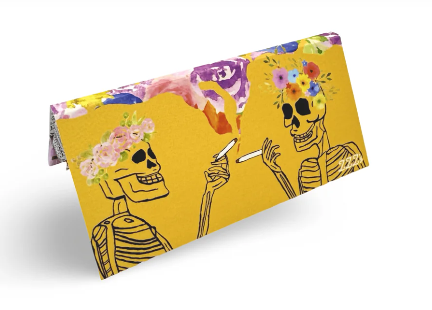 Photograph of product: "Dead Flowers" by Dan Macura | ZZZ's King Sized Rolling Booklet w/ Tips