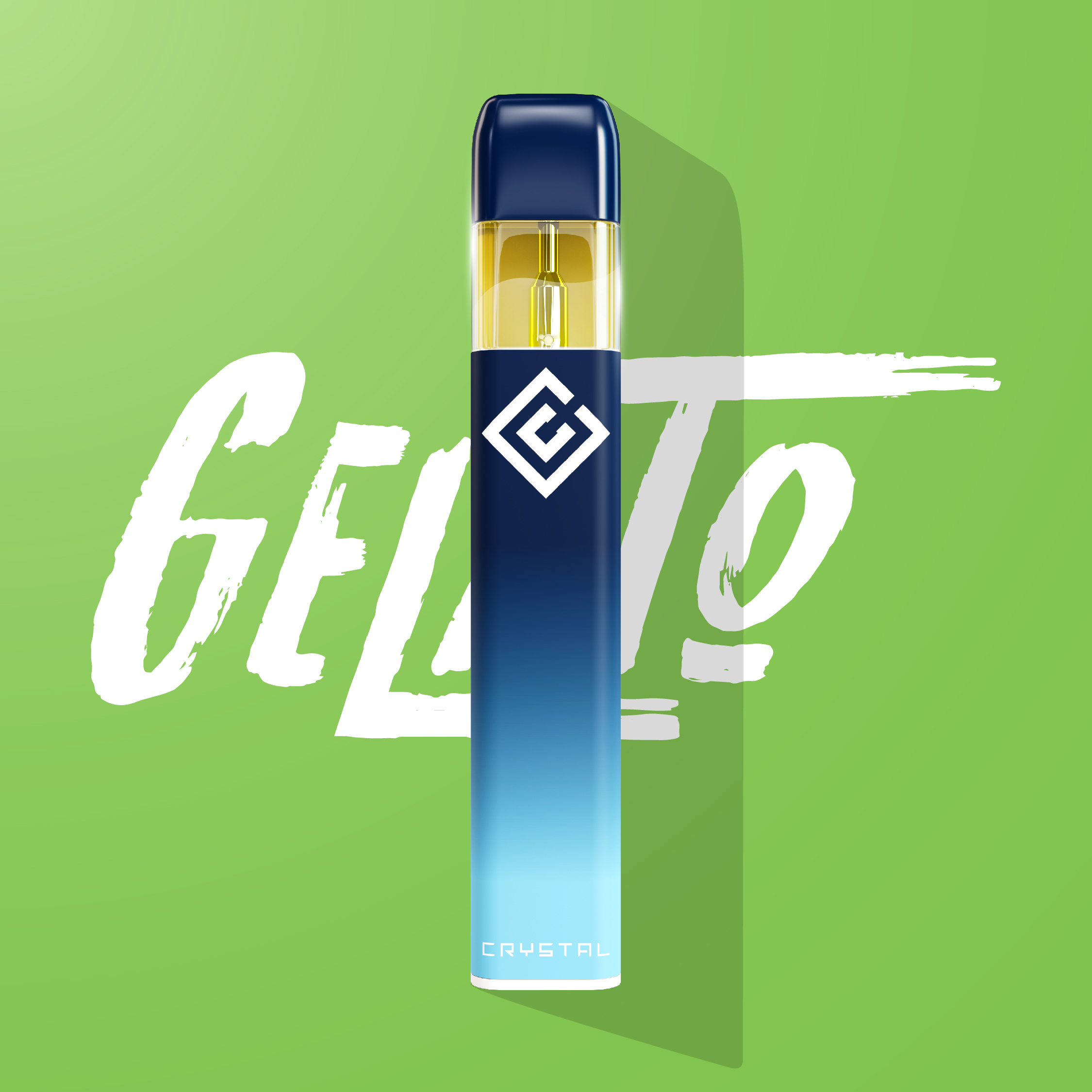 Photograph of product: Disposable Vape | Crystal Clear Blast | Gelato | Distillate | 1g