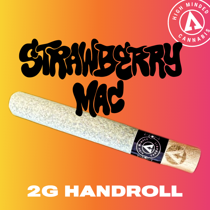 Photograph of product: Hand Roll 2g - Strawberry MAC