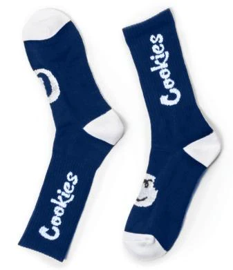 Photograph of product: Cookies Original Logo Socks- Navy/White