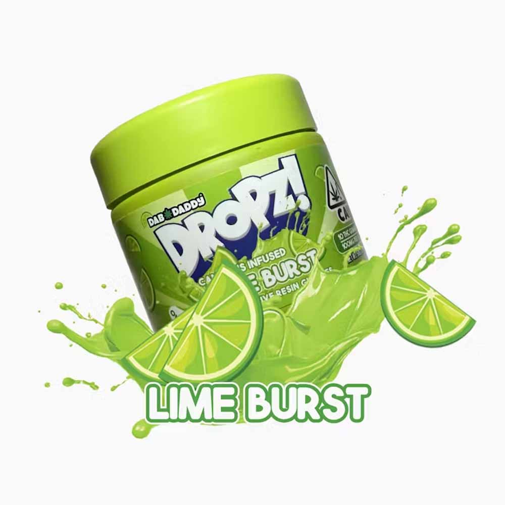 Photograph of product: DROPZ - LIME BURST - 100MG