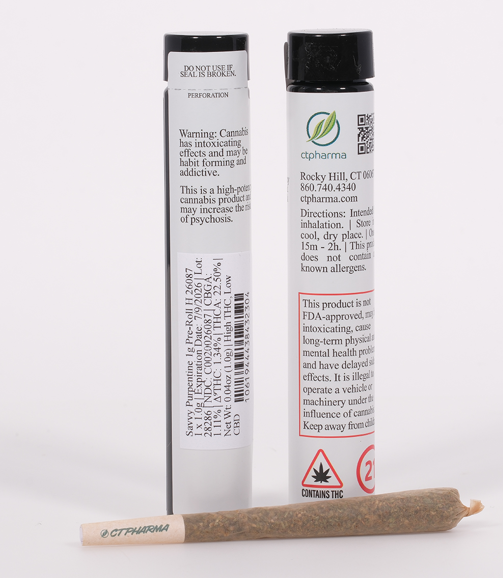 Photograph of product: Purpentine 1g Pre-Roll (H) 26087