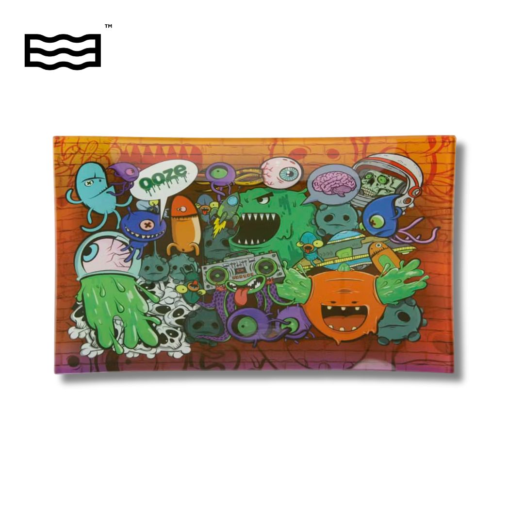 Photograph of product: Ooze Rolling Tray Shatter Resistant Glass- Monstrosity Medium