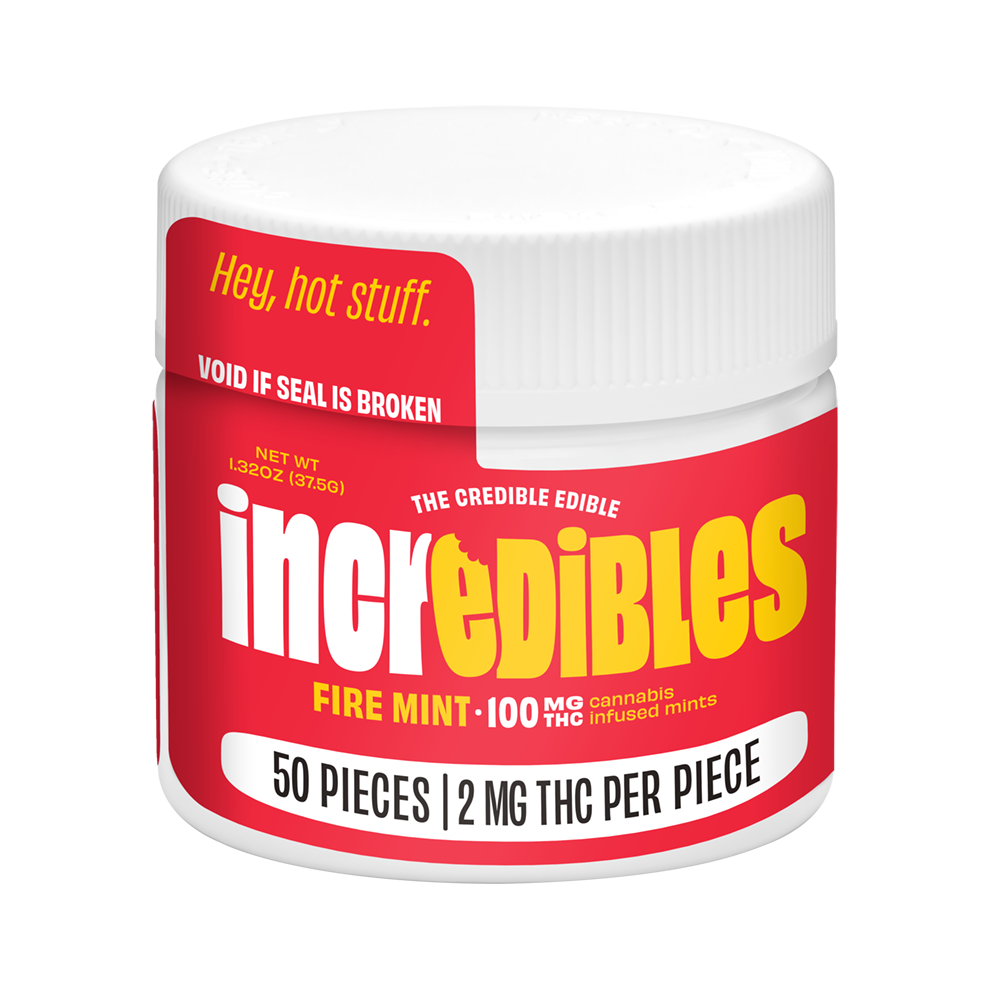 Photograph of product: Incredibles - Fire Mints (H) 100mg