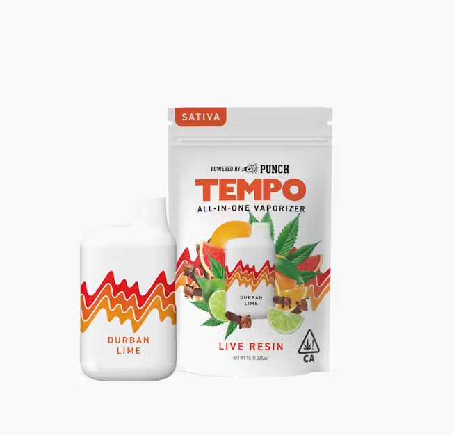 Photograph of product: DURBAN LIME | LIVE RESIN | DISPOSABLE | 1G