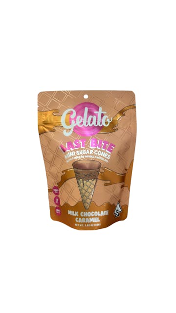 Photograph of product: Last Bite | Milk Chocolate Caramel | 100mg