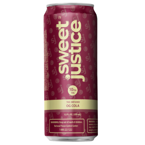 Photograph of product: Sweet Justice OG Cola Infused Drink 10mg TH-oui