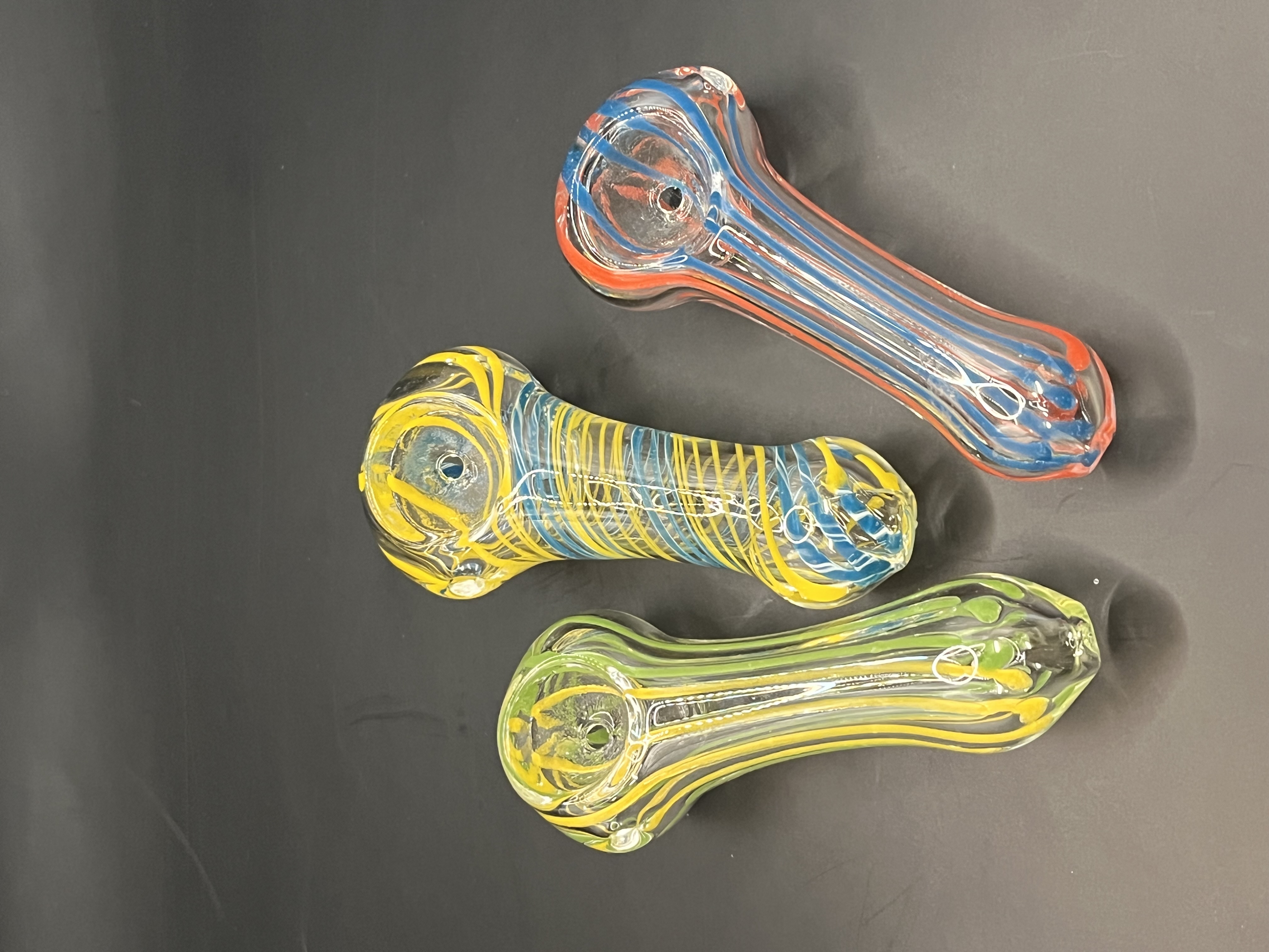 Photograph of product: 4" Striped Hand Pipe