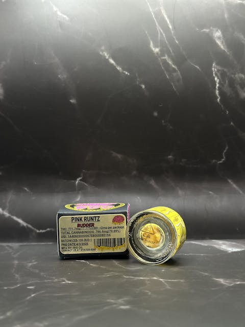 Photograph of product: Pink Runtz Live Resin Budder