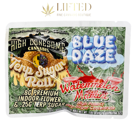 Photograph of product: TERP SUGAR ROLL-BLUE DAZE X WATERMELON MARTINI