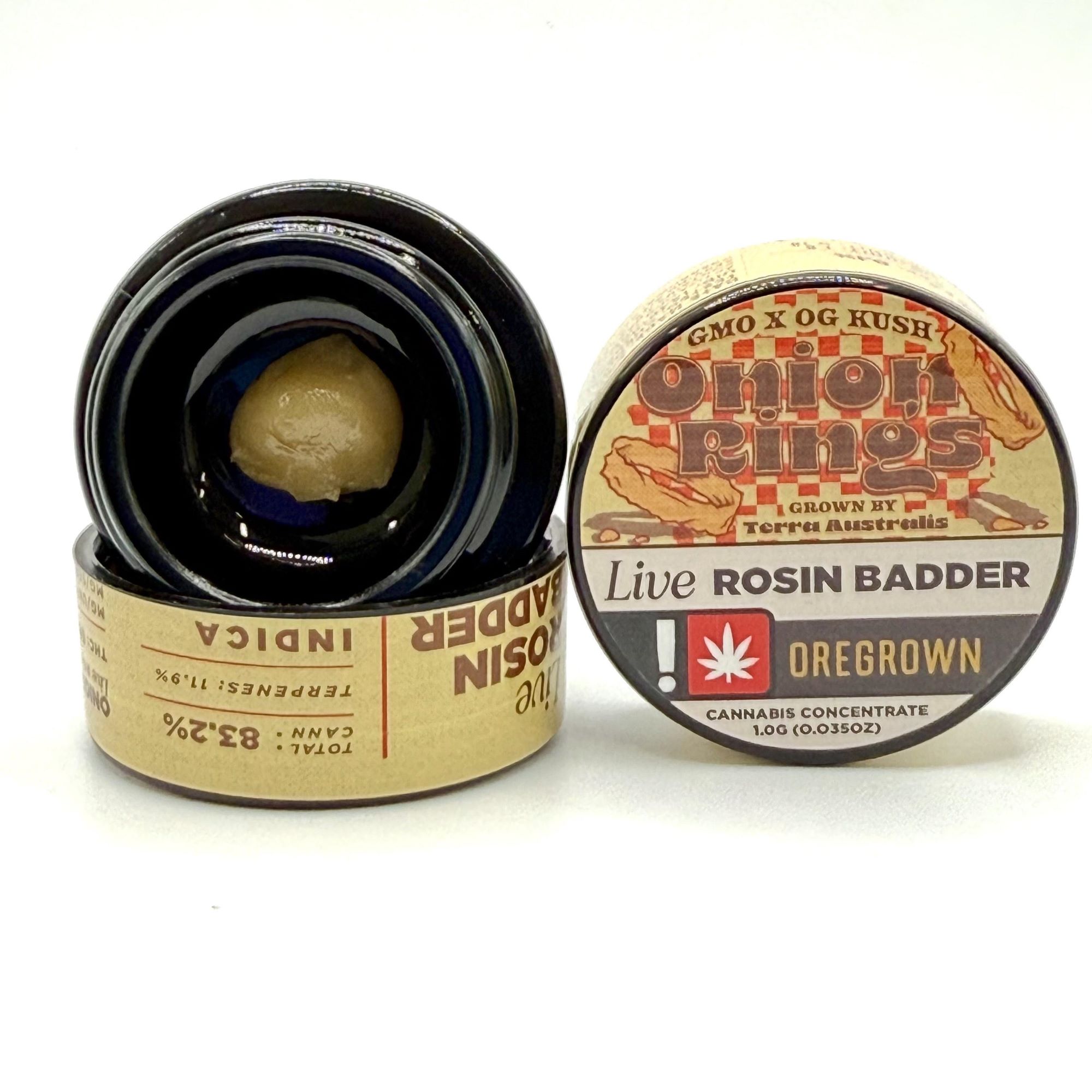 Photograph of product: Oregrown | Onion Rings Rosin
