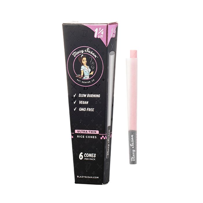 Photograph of product: Blazy Susan - Cones - Ultra Thin Rice 1 1/4 (6pk)