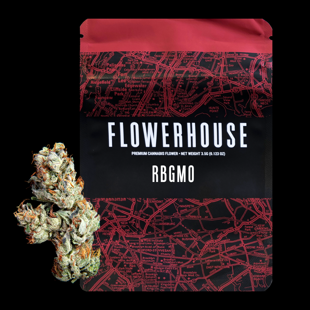 Photograph of product: Flowerhouse - RBGMO - Flower - 3.5g