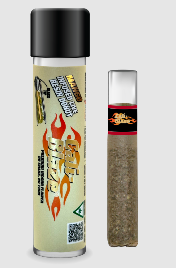 Photograph of product: Infused Pre-Roll | Resin Donut | Mango | 1.2g