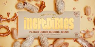 Photograph of product: Edible* - Incredibles - Peanut Budda Buddha Bar (H) - 100mg