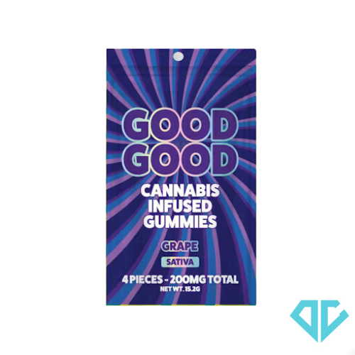Photograph of product: Good Good Grape Gummies 200mg