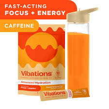 Photograph of product: Vibations-Drink Mix-Peach Tangerine Tea Powder 5mg Each 50mg Total